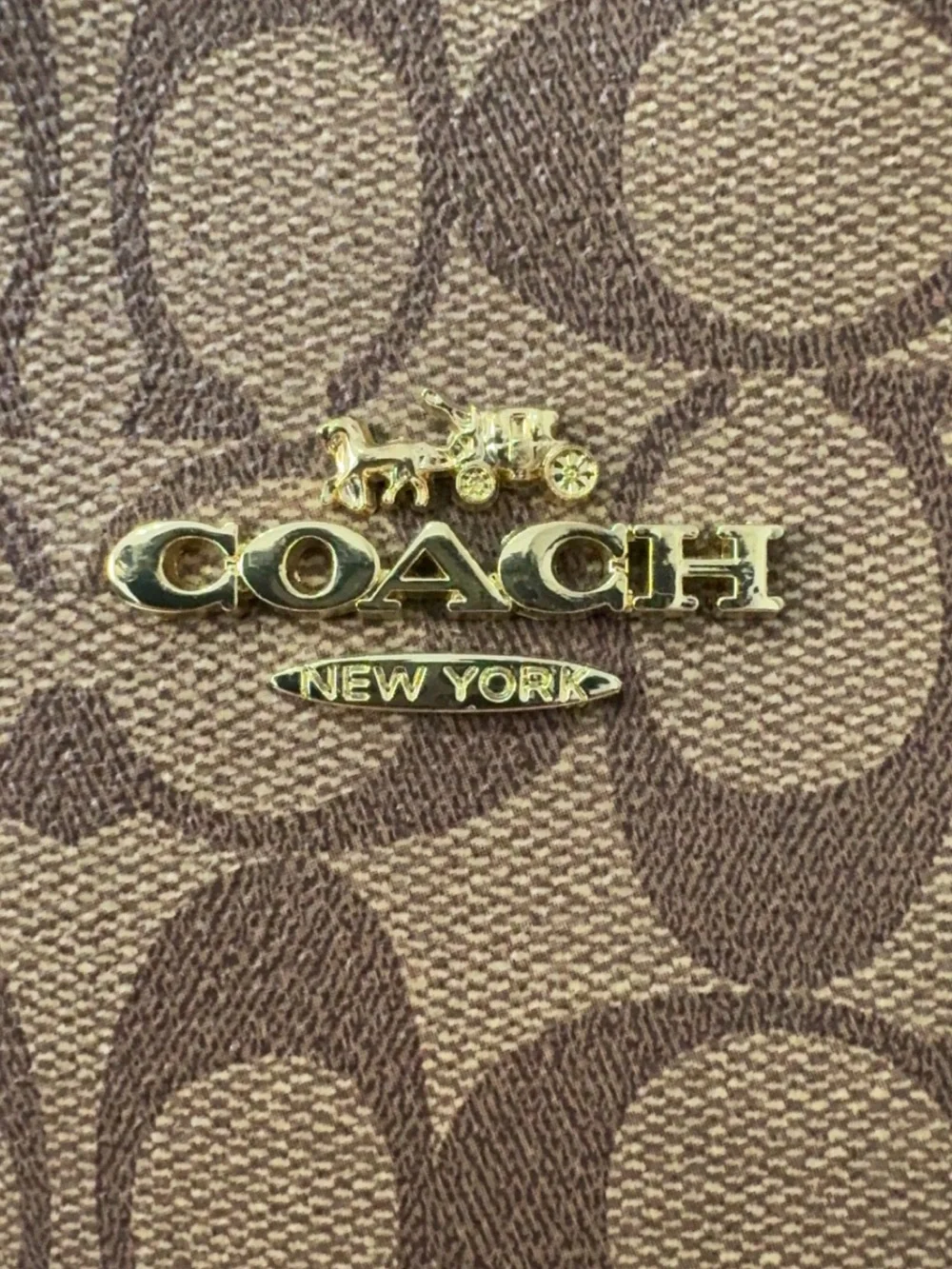 COACH  Tote Bag In Signature Canvas  Brown